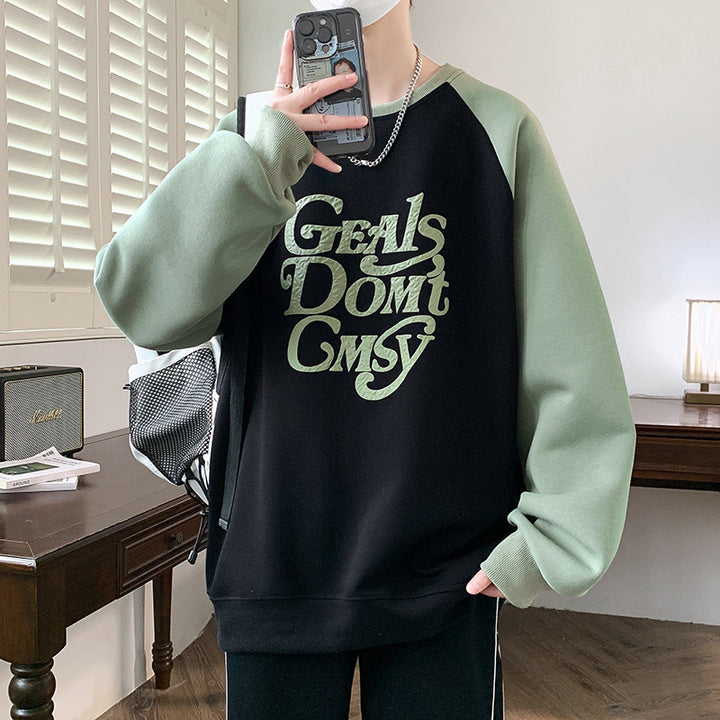 Unisex lässiger Sweatshirt mit modernem Schriftzug Aliams