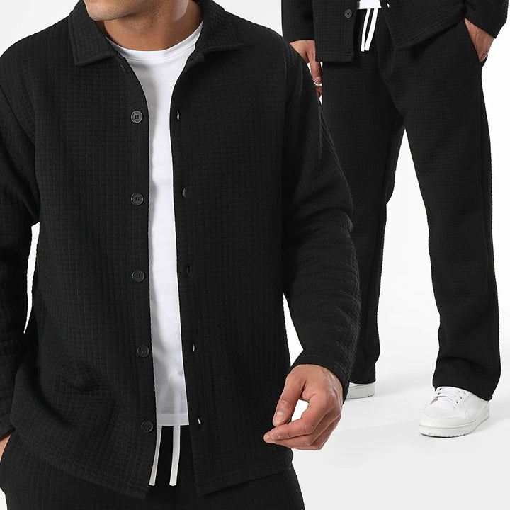 Herren strukturierte Jacke im modernen Design Aliams