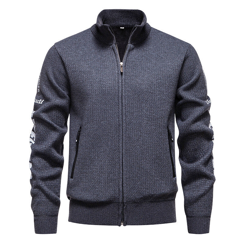 Herren Steppjacke mit hohem Kragen und praktischen Taschen Aliams