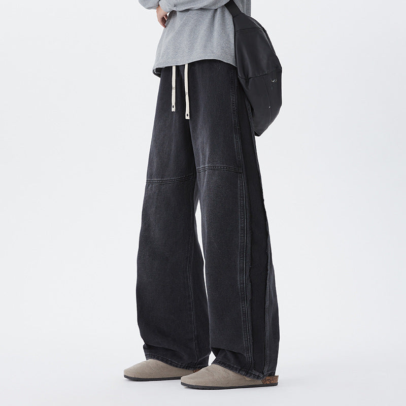 Herren Weit geschnittene Jeans mit innovativem Design Aliams