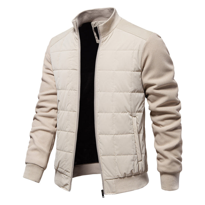 Herren Steppjacke mit sportlichen Details und praktischem Reißverschluss Aliams