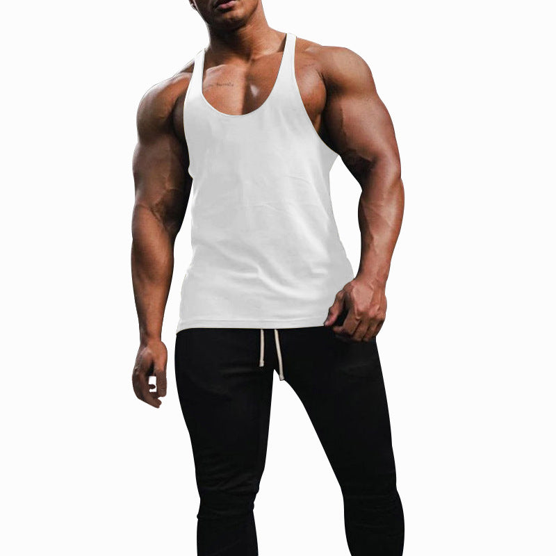 Herren Sporttanktop mit racerback Design und atmungsaktiver Baumwolle Aliams