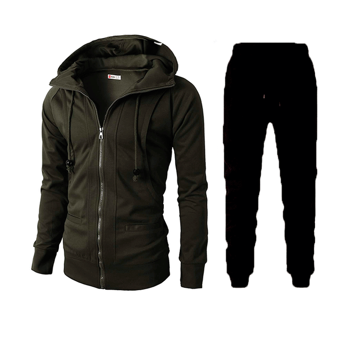 Herren Sportlicher Hoodie und Jogginghose Set mit hochwertigem Material und Funktionalität Aliams