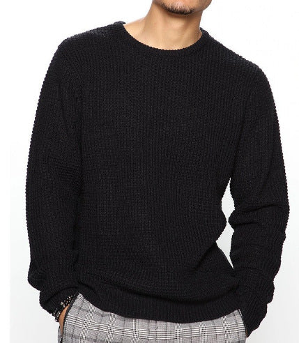 Herren Strukturierter Pullover mit Rundhalsausschnitt Aliams
