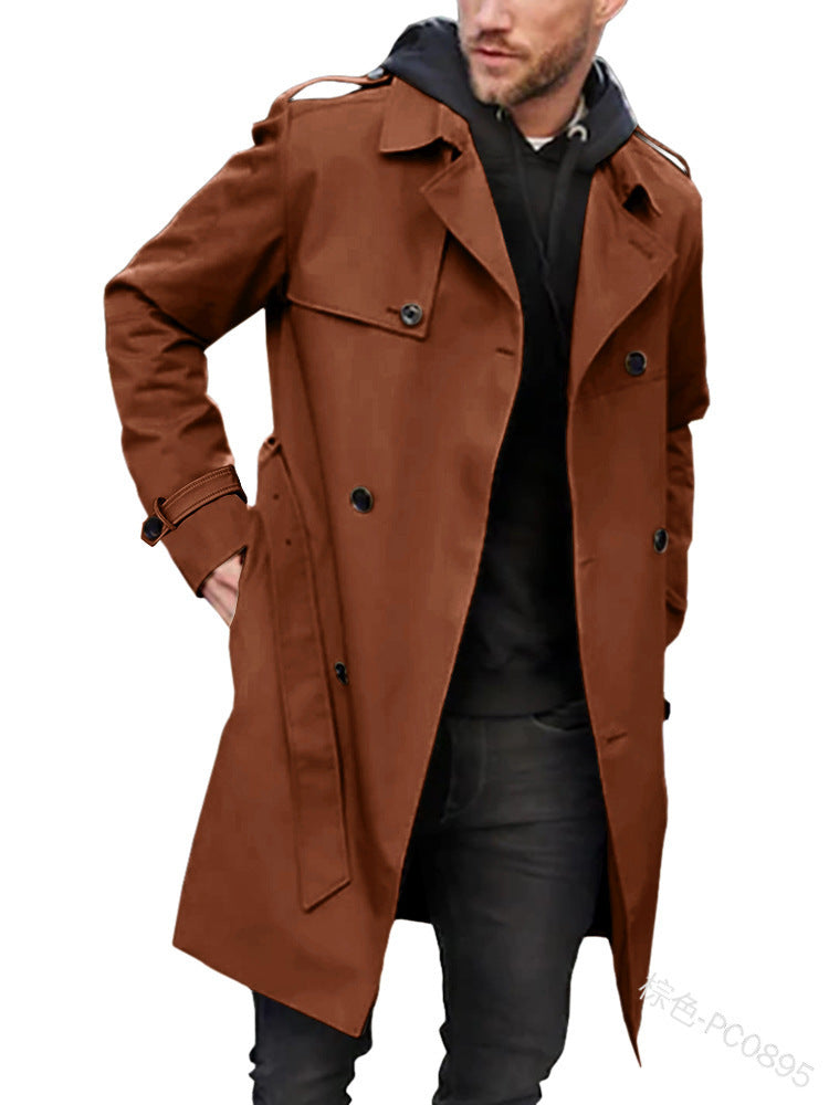 Herren Trenchcoat mit klassischem Stil Aliams