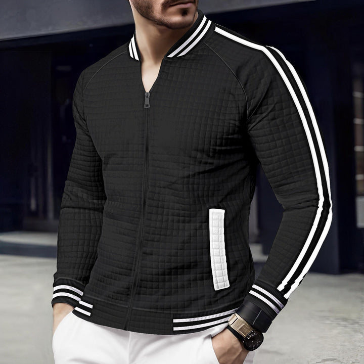 Herren Steppjacke mit sportlichen Streifen Aliams