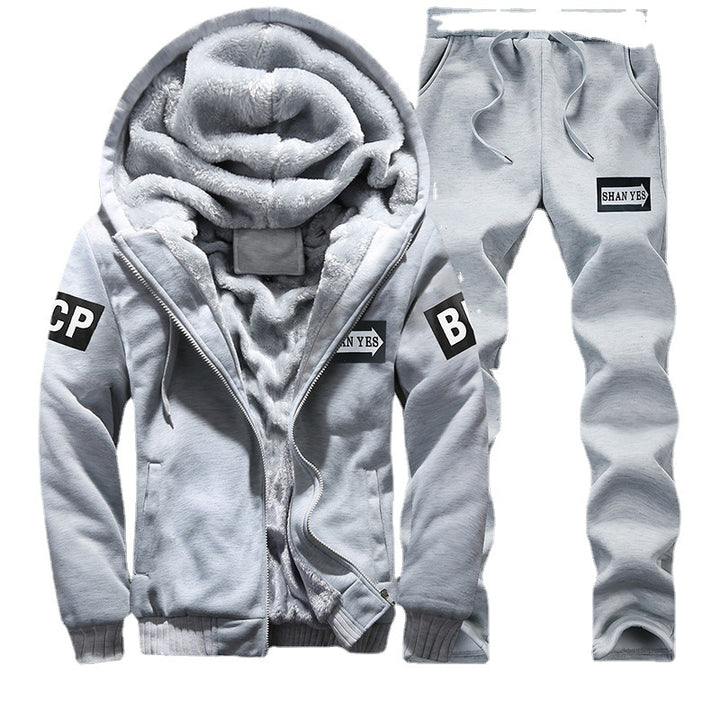 Herren Sportlicher Trainingsanzug mit wärmendem Innenfutter Aliams
