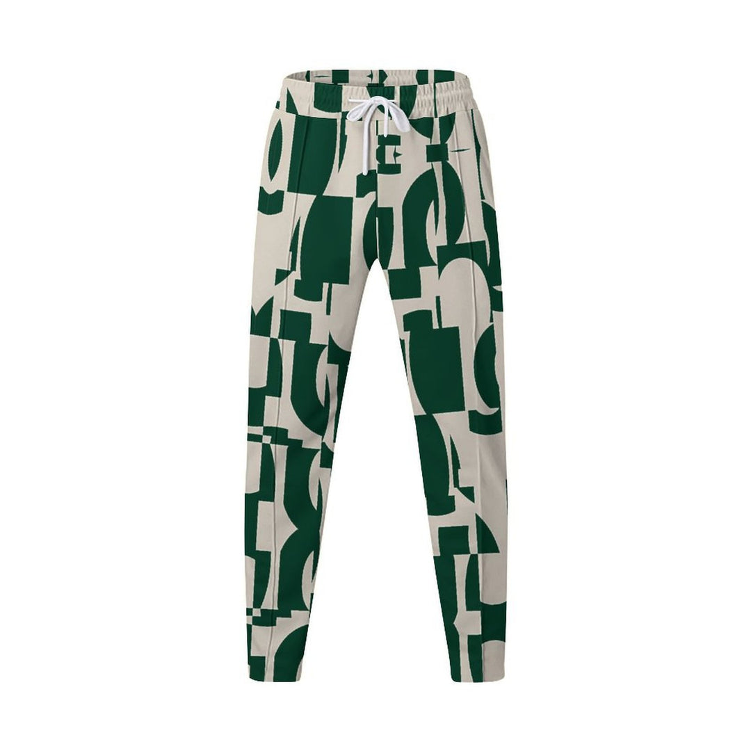 Herren Trendige Chino-Hose mit grafischem Muster und seitlichen Taschen Aliams