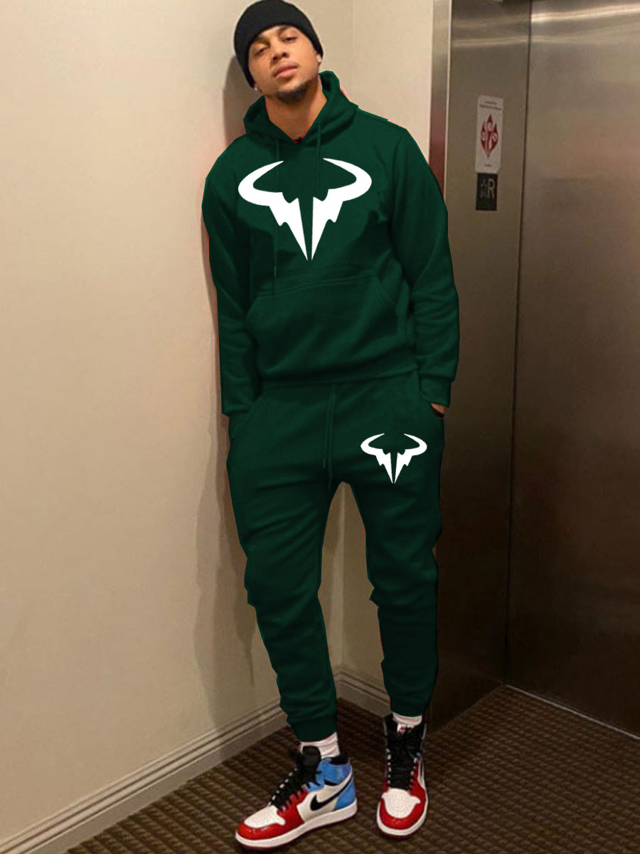 Herren stylisches Kapuzenanzug mit hochmodernem Logo Aliams