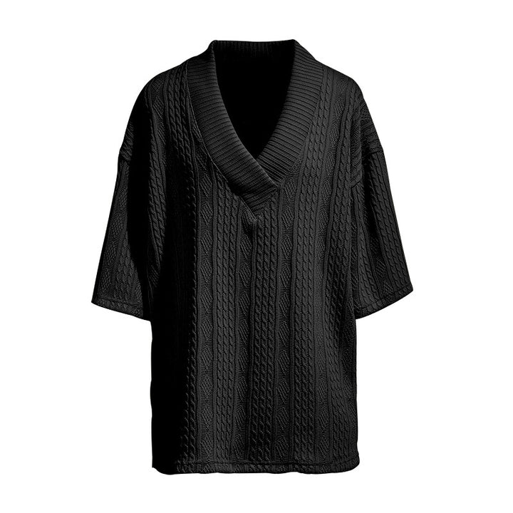 Herren trendiges Freizeitset mit gewobener Struktur Aliams