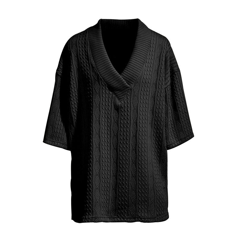 Herren trendiges Freizeitset mit gewobener Struktur Aliams