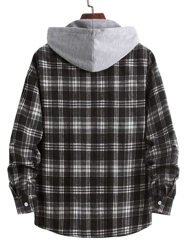 Herren Übergangsbluse mit abnehmbarer Kapuze Aliams