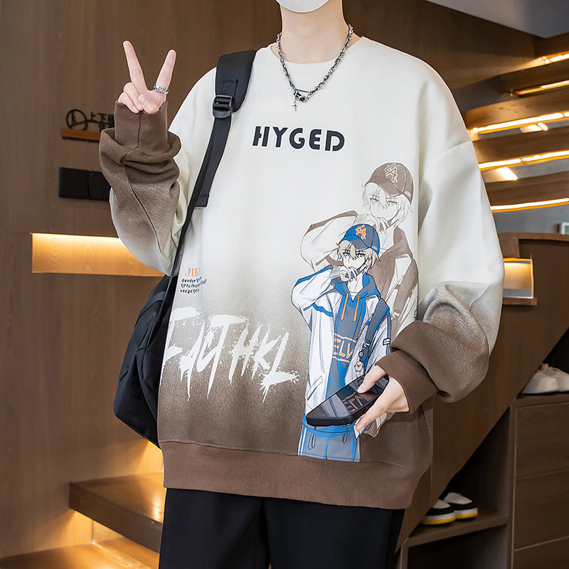 Unisex Oversized Sweatshirt mit kreativem Grafikdruck Aliams