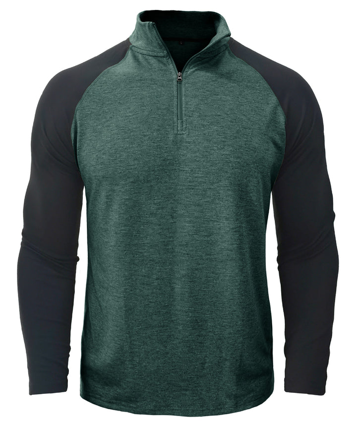Herren Sportlicher Pullover mit Stehkragen und Reißverschluss Aliams