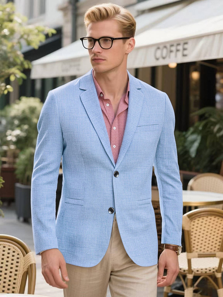 Herren stylischer und leichter Freizeitblazer Aliams