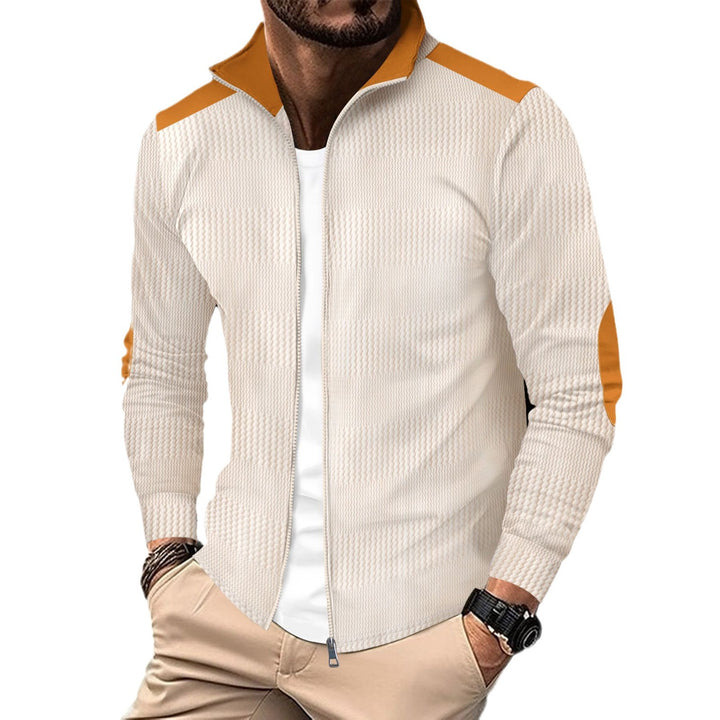 Herren stylische Trainingsjacke mit modernem Strukturdesign und sportlichen Akzenten Aliams