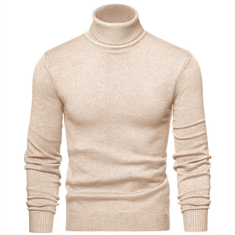Herren Zeitloser Rollkragenpullover aus weicher Wolle Aliams