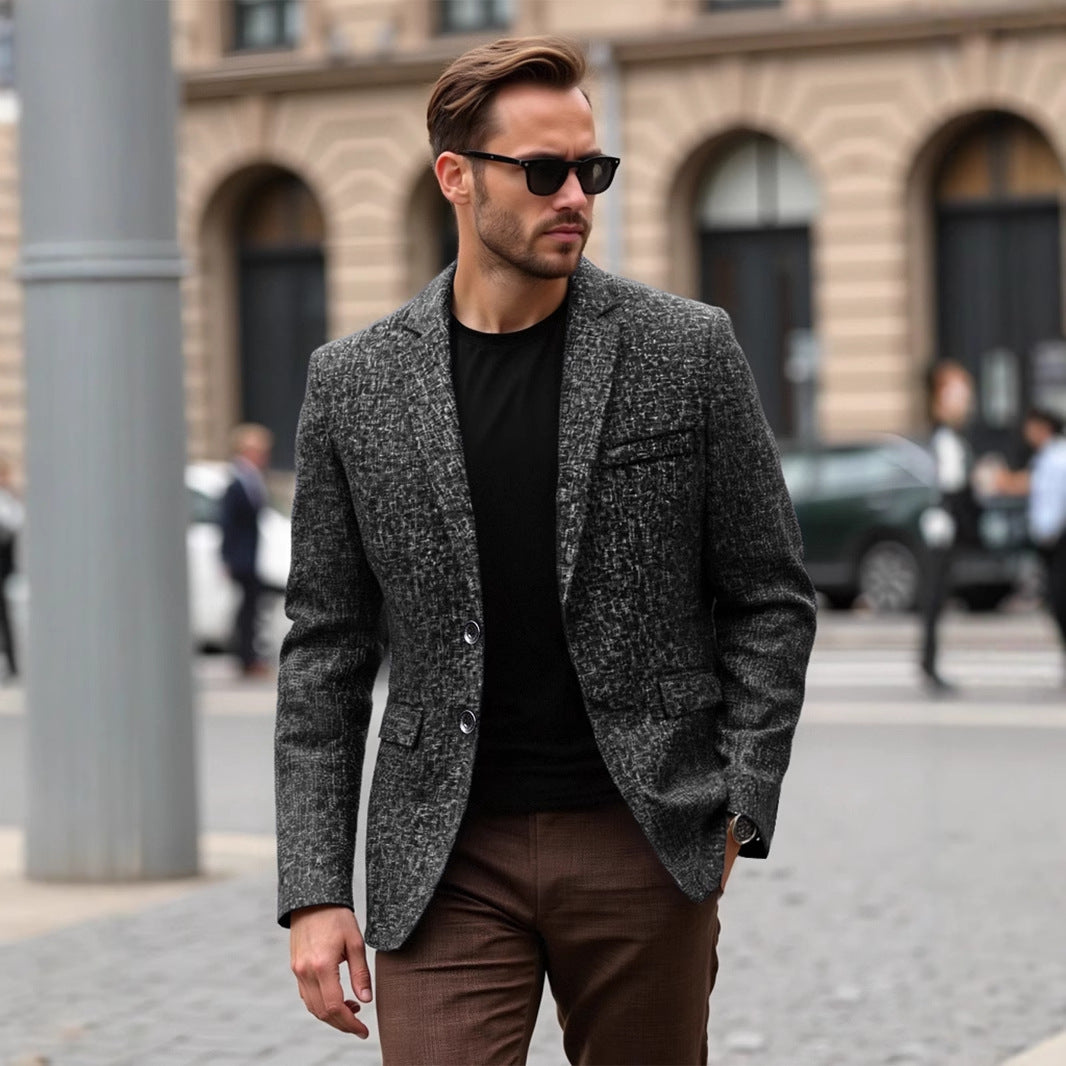 Herren strukturierter Casual Blazer Aliams