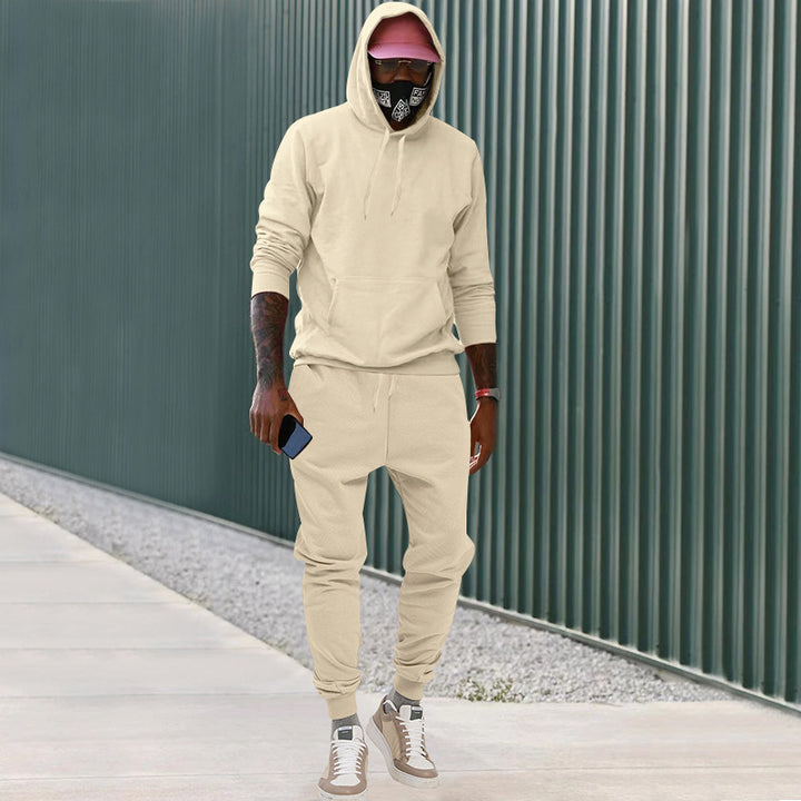 Herren Sportlicher Kapuzenanzug aus hochwertigem Sweatstoff Aliams