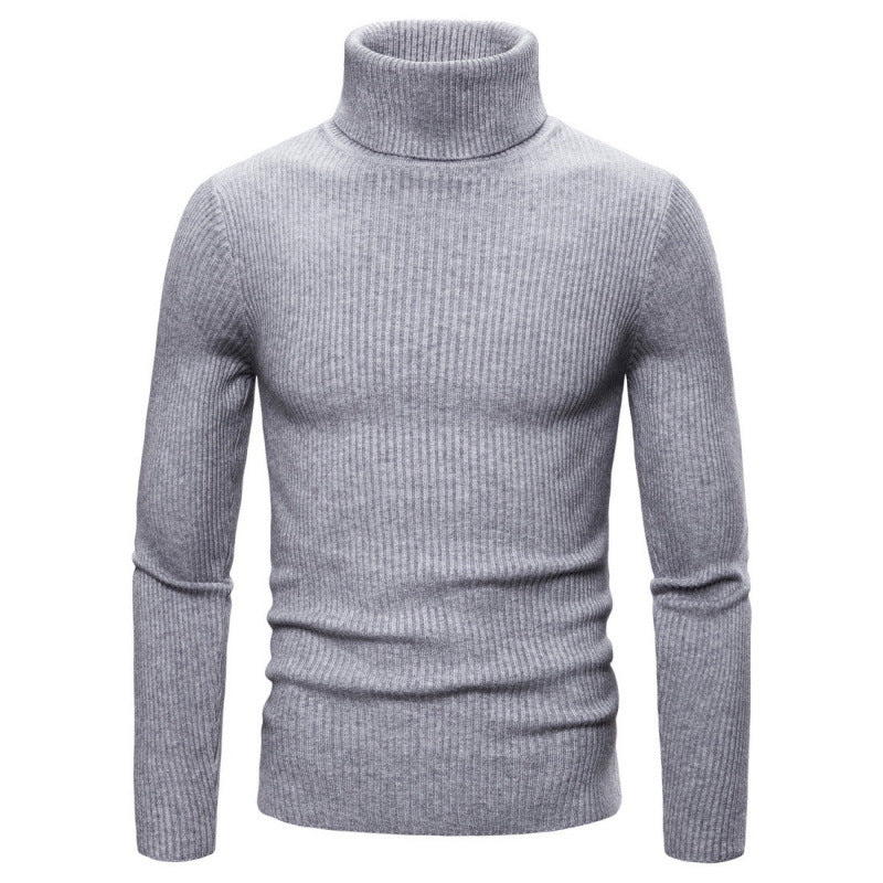 Herren Rollkragenpullover mit strukturiertem Rippdesign Aliams