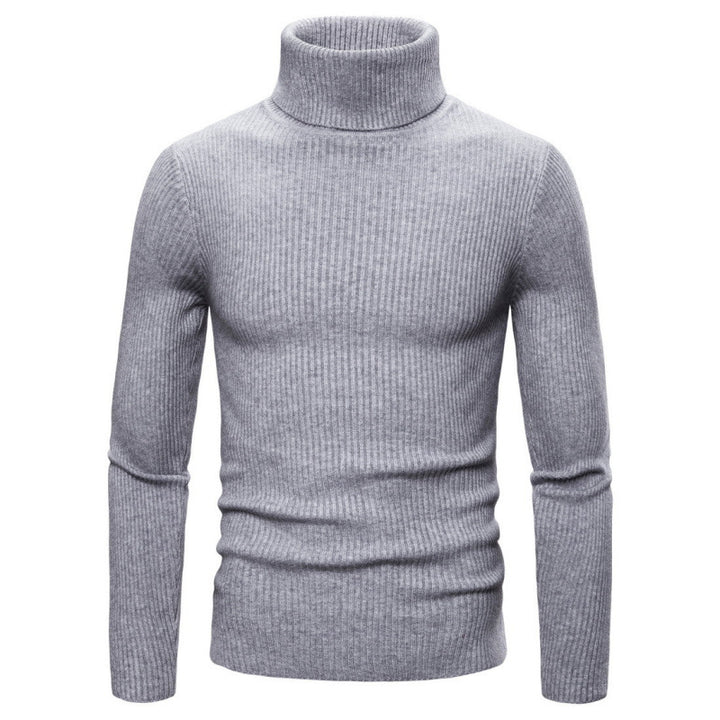 Herren Rollkragenpullover mit strukturiertem Rippdesign Aliams