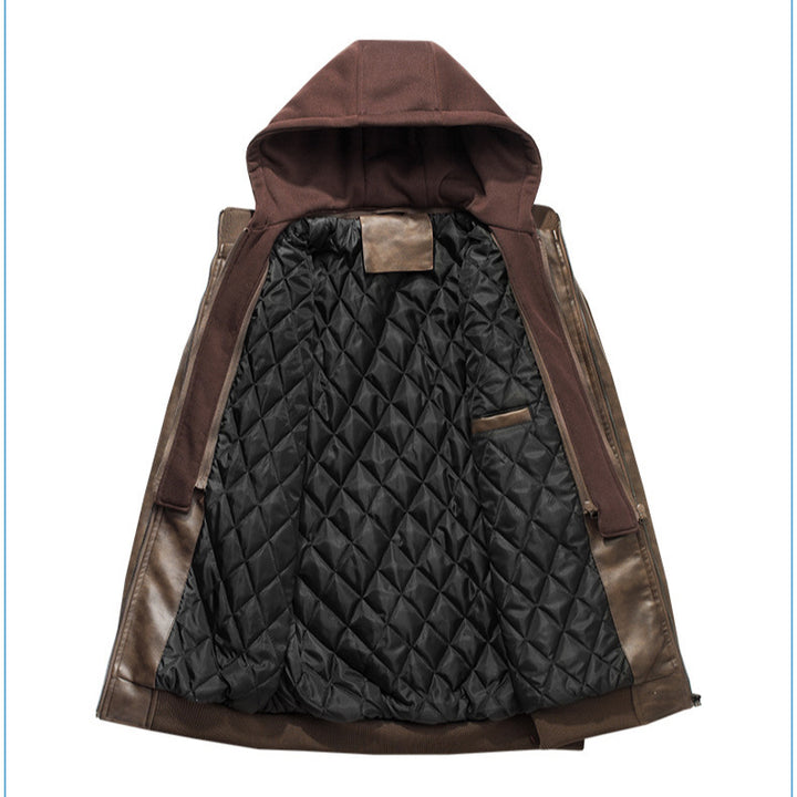 Herren Übergangsjacke mit abnehmbarer Kapuze Aliams