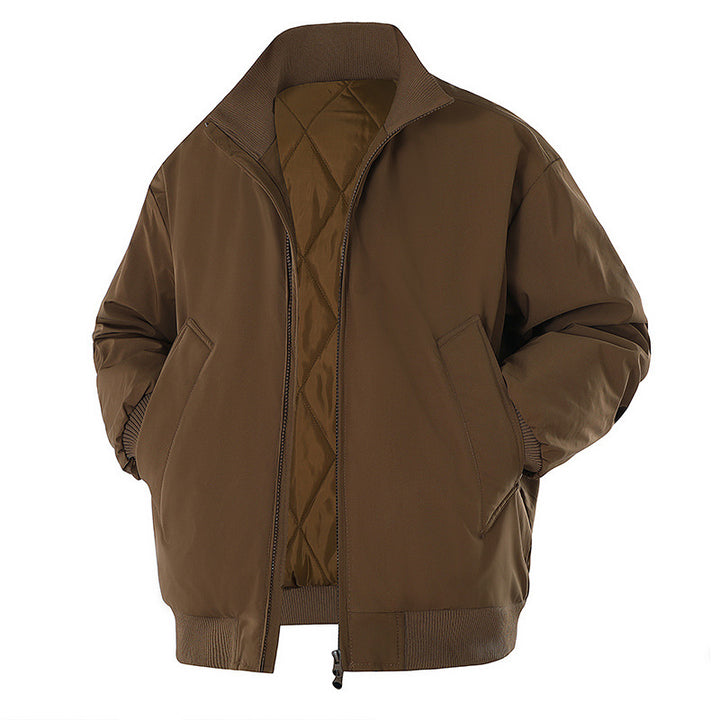 Herren Winterjacke mit warmem Innenfutter und praktischen Taschen Aliams