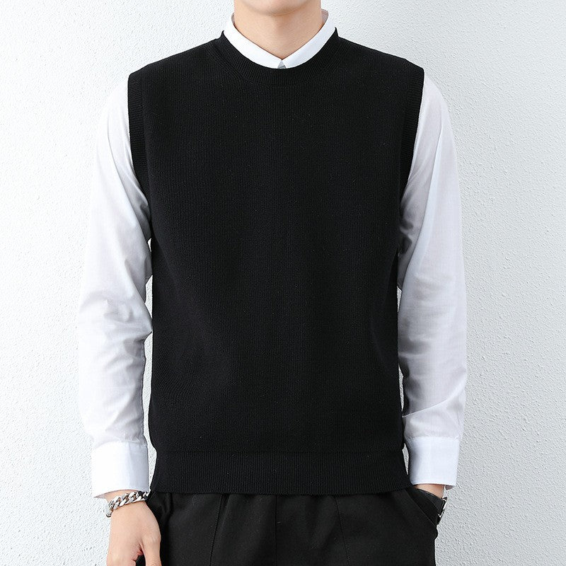 Herren Strickweste mit modernem Feinstrickmuster und bequemer Passform Aliams