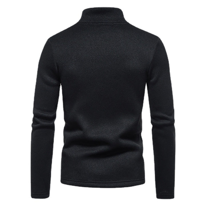 Herren Sportlicher Pullover mit modernem Stehkragen und praktischen Reißverschlussdetails Aliams