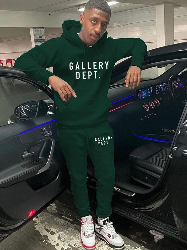 Herren Sweatshirt und Jogginghose Set mit modernem Logo Aliams