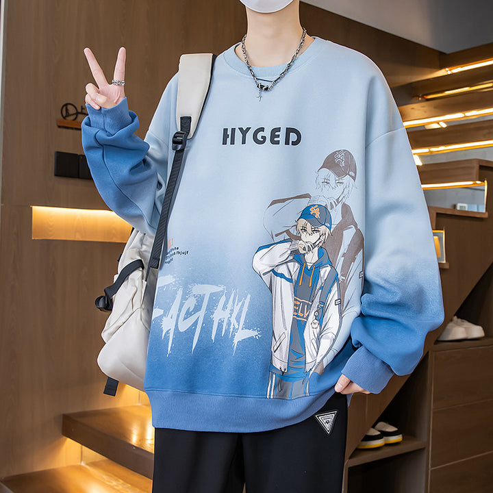 Unisex Oversized Sweatshirt mit kreativem Grafikdruck Aliams