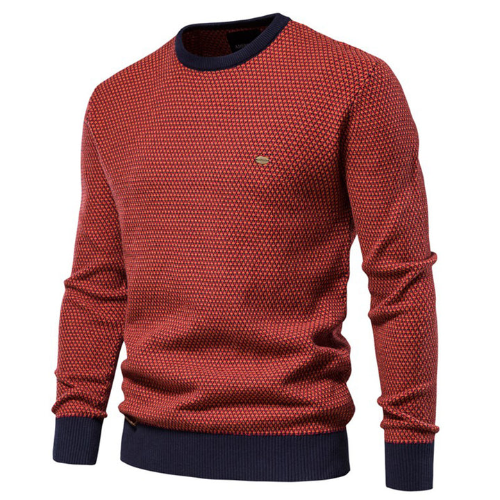 Herren Strickpullover im modernen Wabenmuster mit angenehmem Tragegefühl Aliams