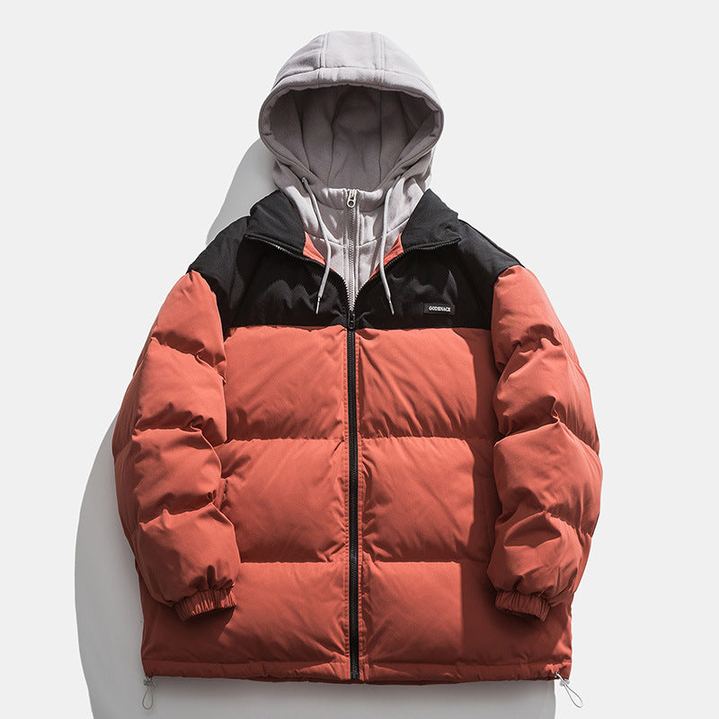 Herren Winterjacke mit abnehmbarer Kapuze und wärmeisolierender Fütterung Aliams