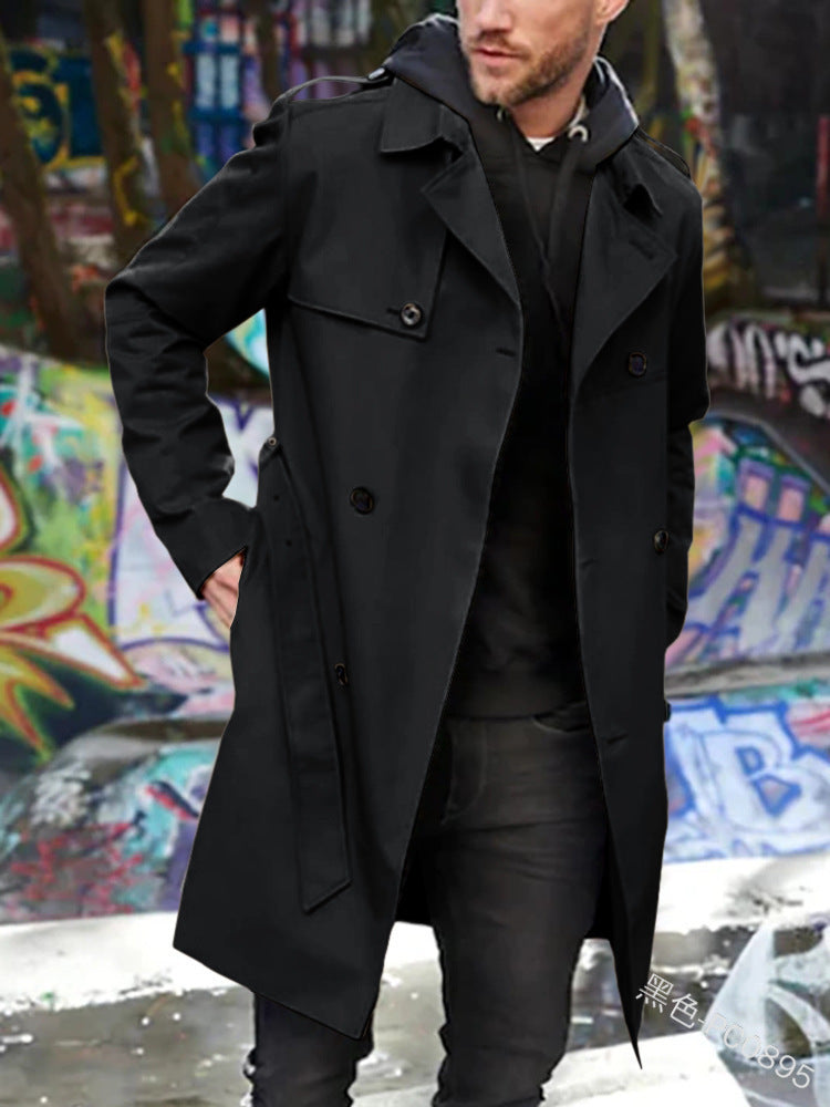 Herren Trenchcoat mit klassischem Stil Aliams