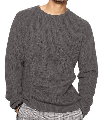 Herren Strukturierter Pullover mit Rundhalsausschnitt Aliams