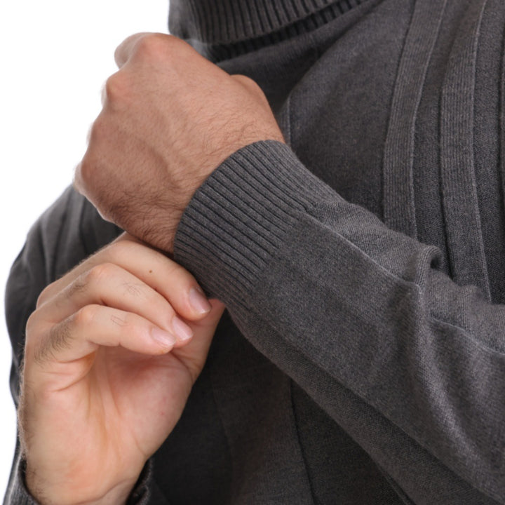 Herren Stehkragen Pullover Aliams