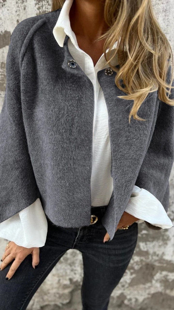 Aliams | Kurzer Cashmere-Mantel