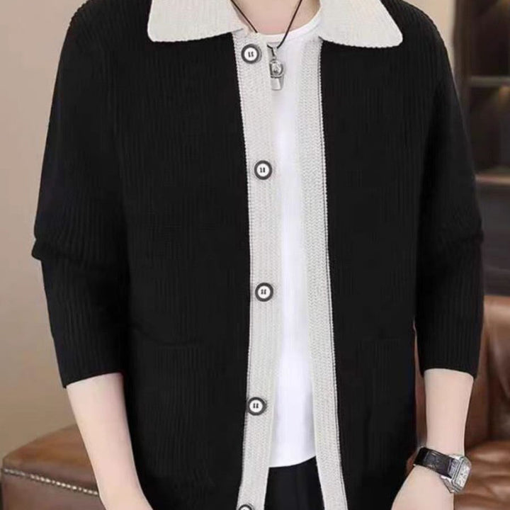 Herren Strickjacke mit praktischem Button-Up-Design Aliams