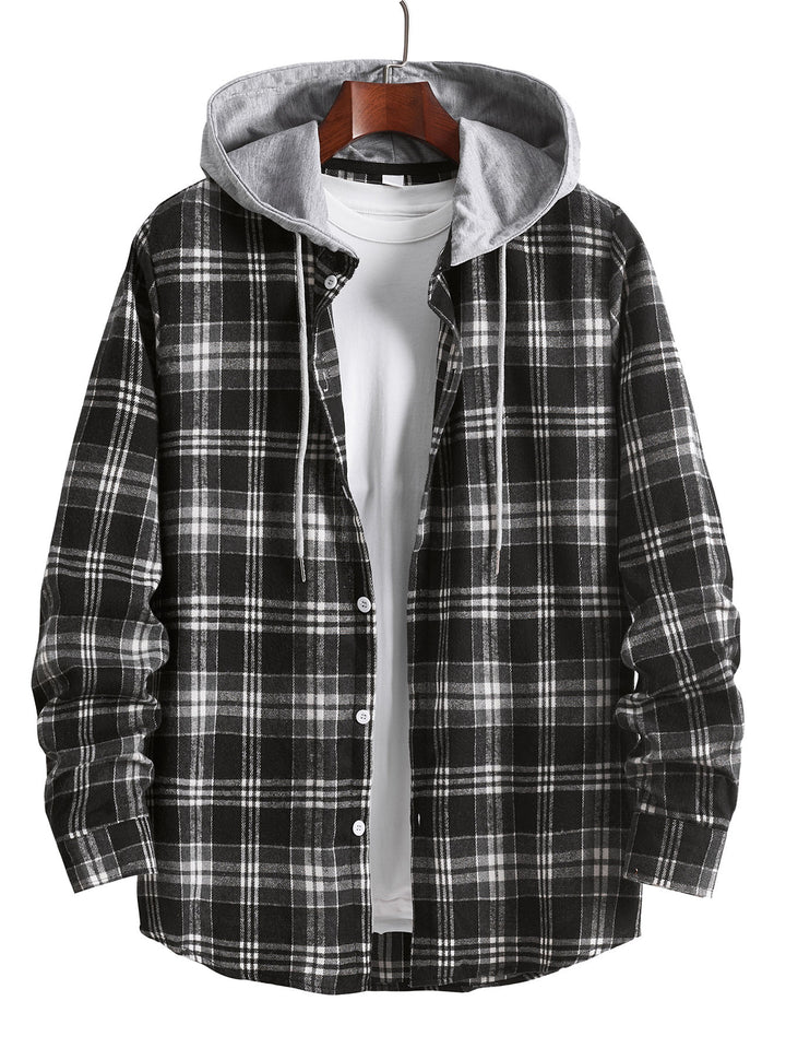 Herren Übergangsbluse mit abnehmbarer Kapuze Aliams