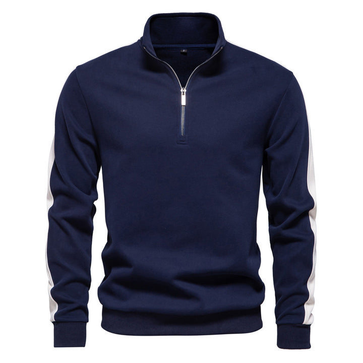 Herren Sportpullover mit Stehkragen Aliams