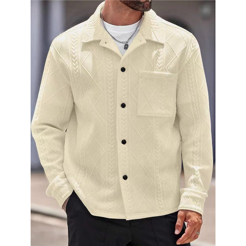Herren strukturierte Freizeitjacke Aliams