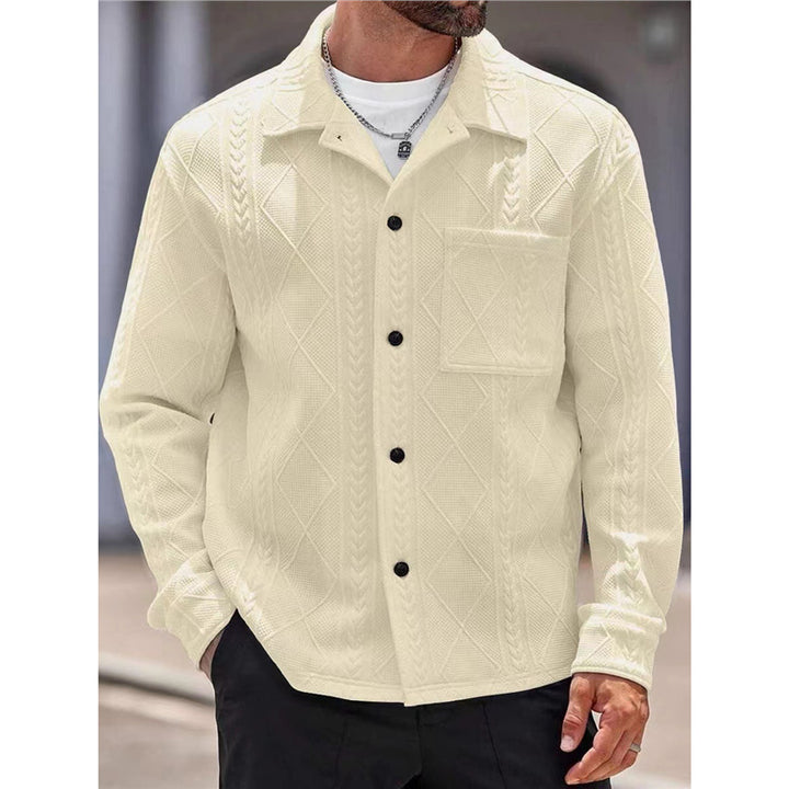 Herren strukturierte Freizeitjacke Aliams