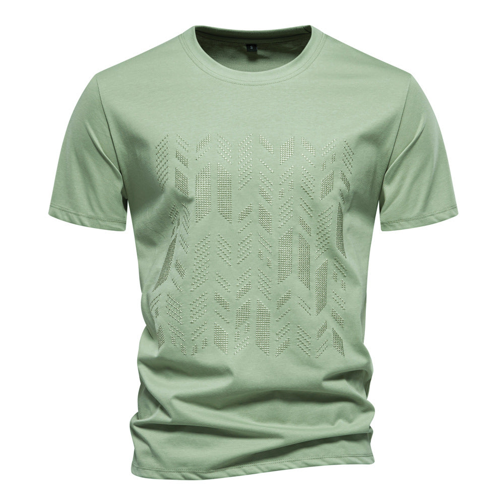 Herren T-Shirt mit innovativem Strukturdesign Aliams