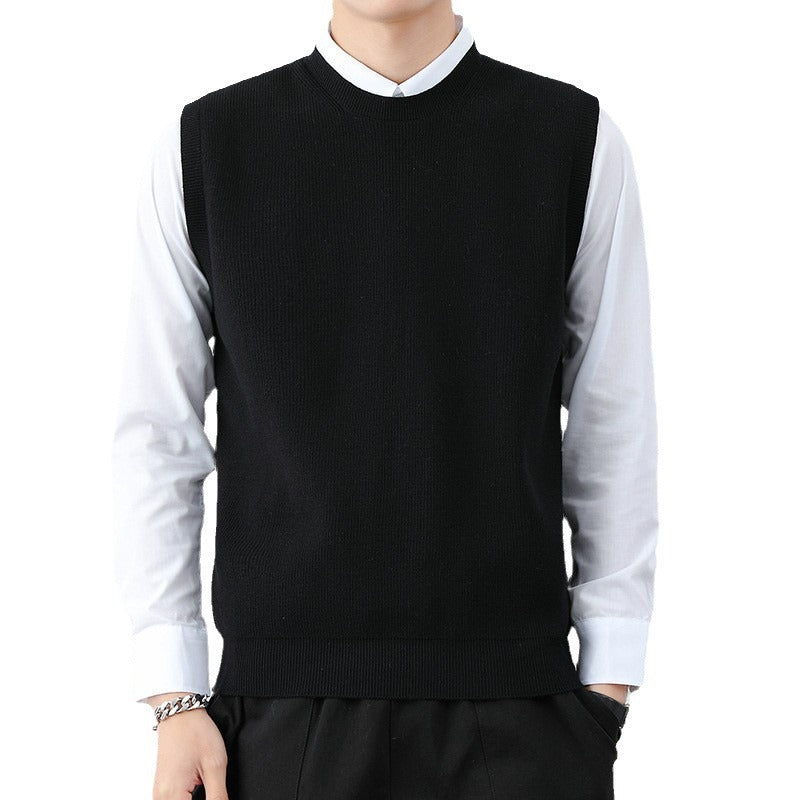 Herren Strickweste mit modernem Feinstrickmuster und bequemer Passform Aliams