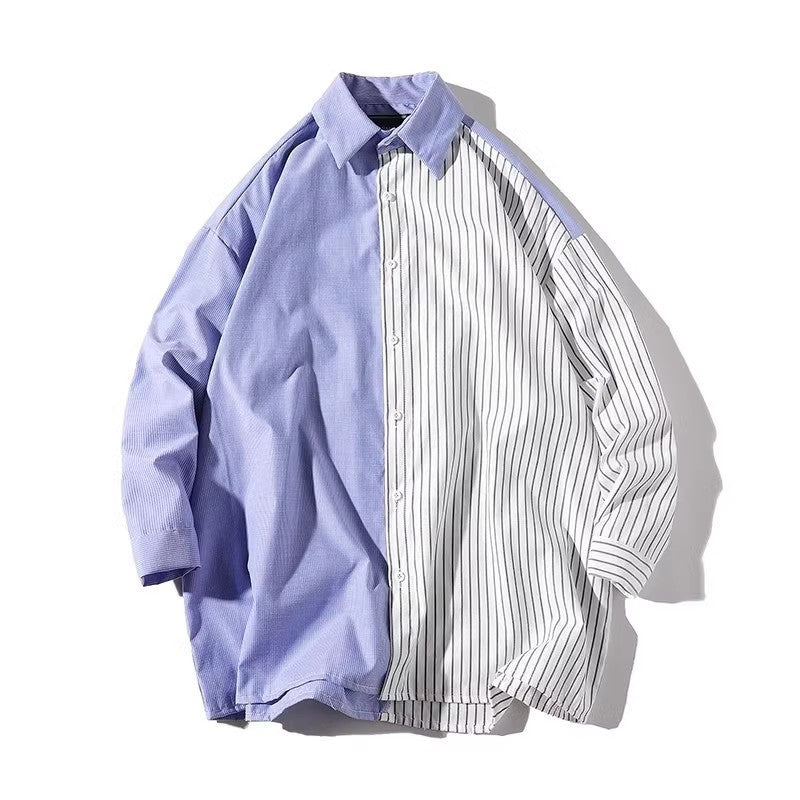 Herren Trendy Hemd mit asymmetrischem Design und urbanem Chic Aliams