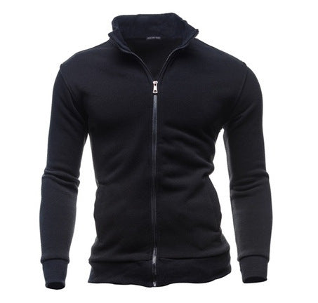 Herren sportlicher Stehkragenpullover Aliams