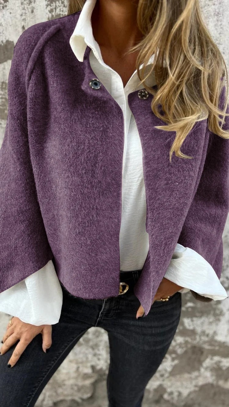 Aliams | Kurzer Cashmere-Mantel