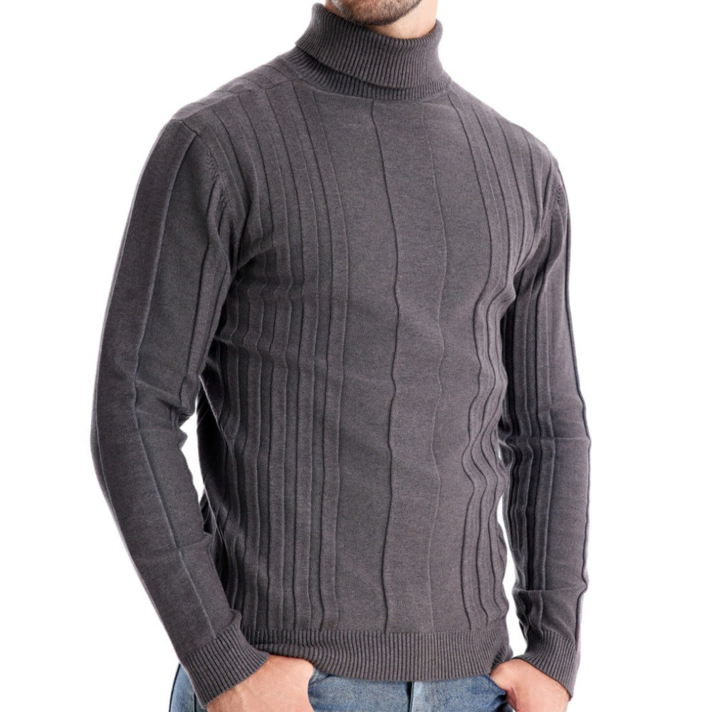 Herren Stehkragen Pullover Aliams