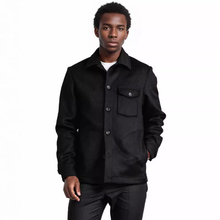 Herren Wolljacke mit praktischem Brusttaschen Aliams