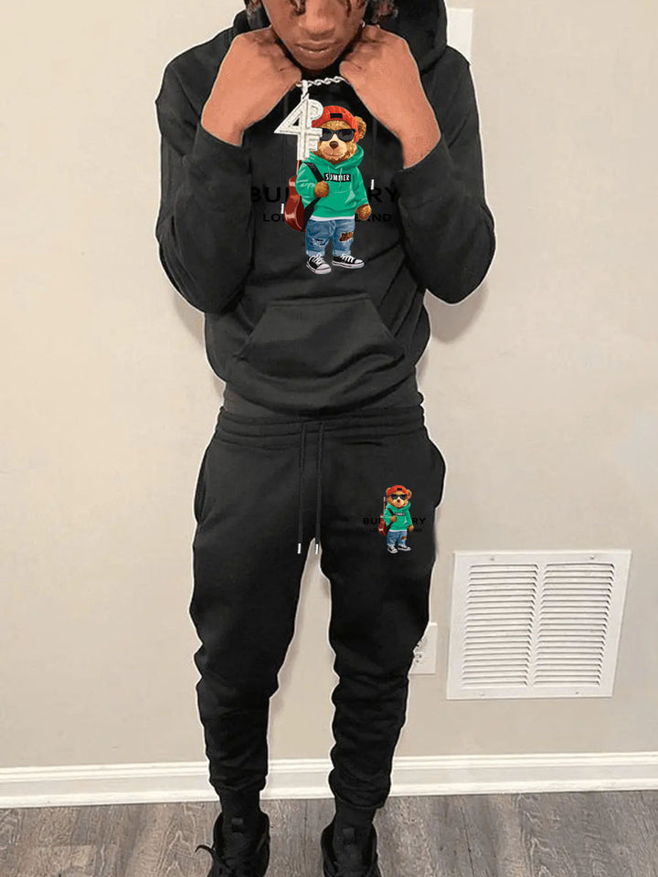 Herren Sweatshirt- und Hosen-Set Aliams